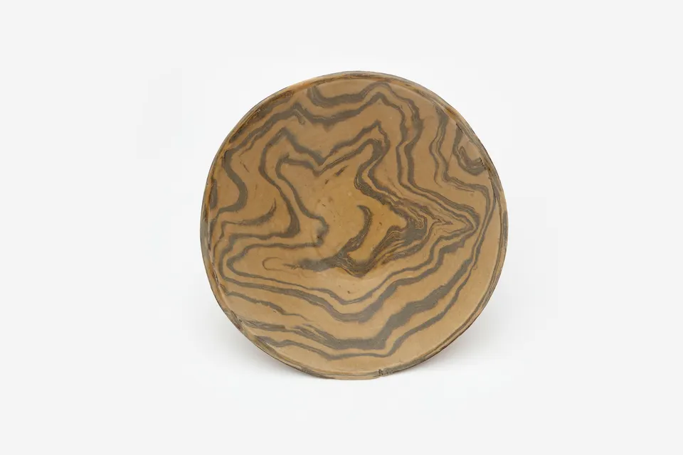 Hylton Nel, Marbled bowl with floral motif