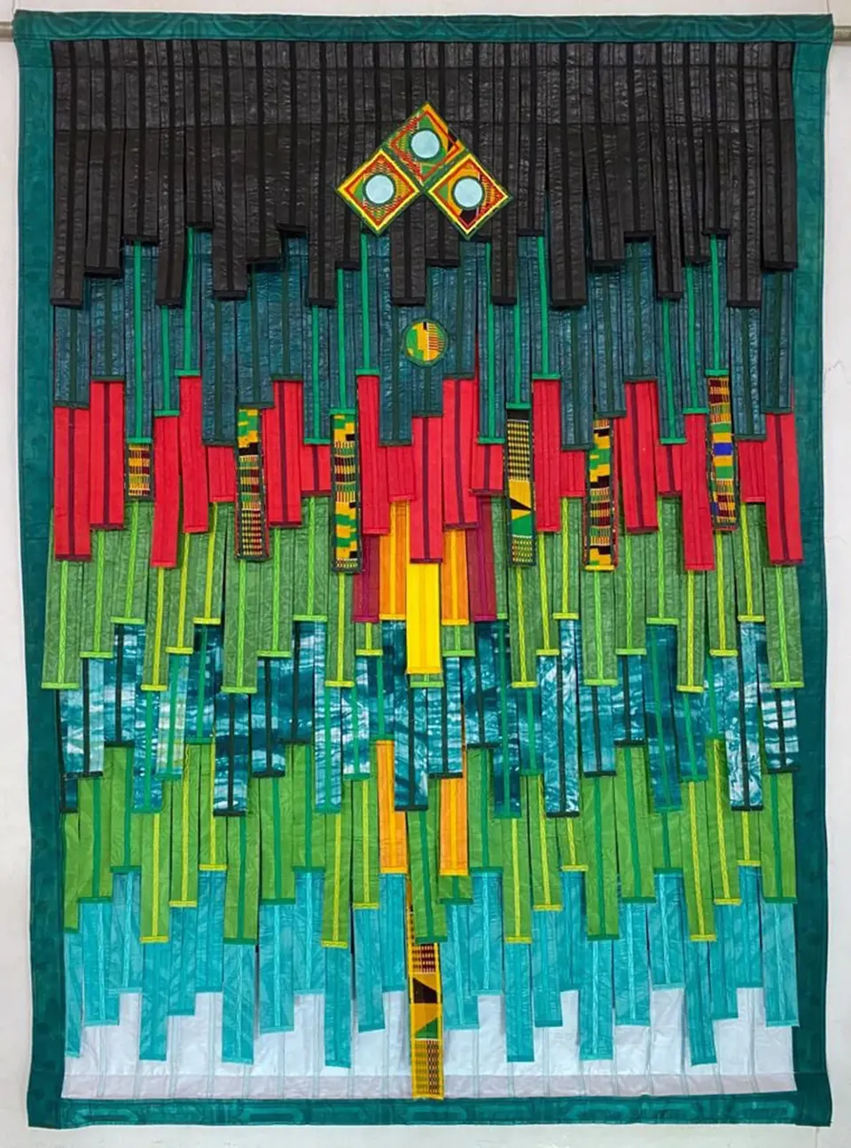Abdoulaye Konate, kente n° 2 au motif du Sahel