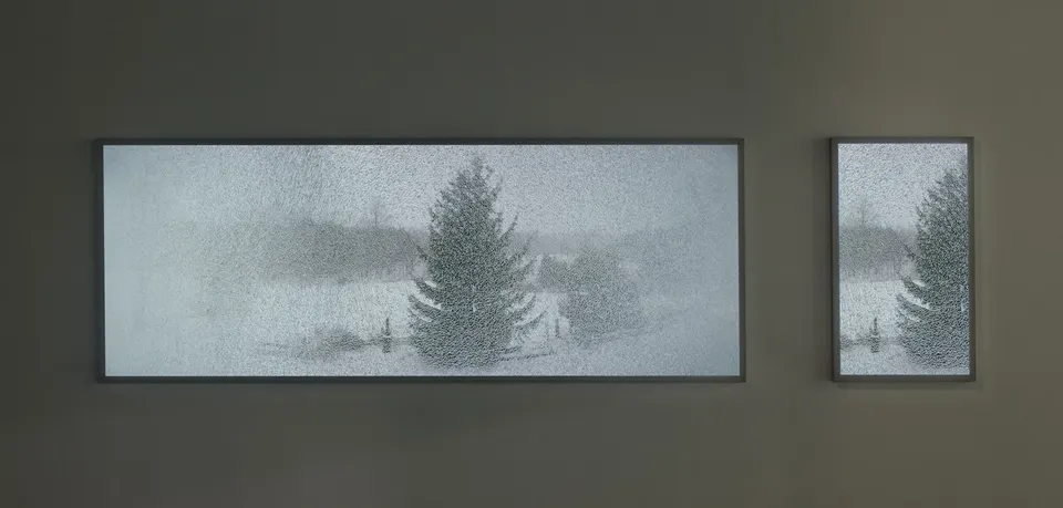 Scott McFarland, Shattered Glass, Light Flurries Becoming Heavy