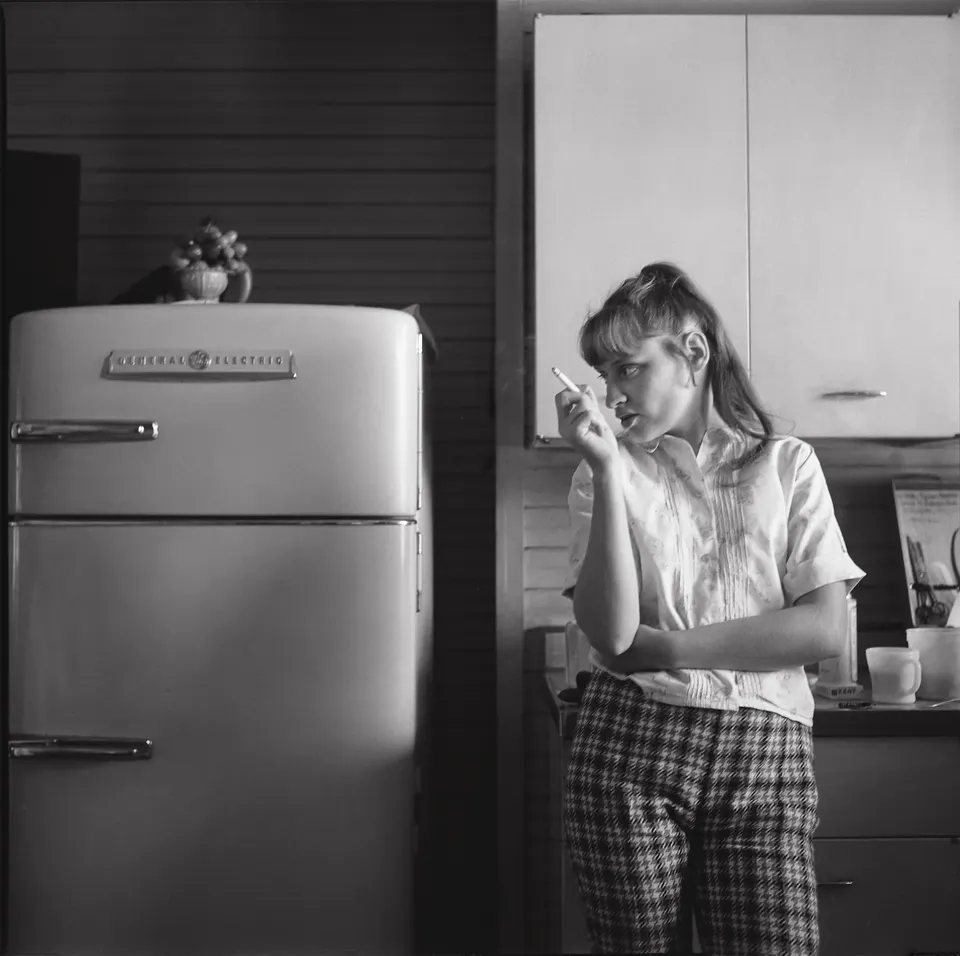 Emmet Gowin, Ruth in Her Mother’s Kitchen, Danville, Virginia