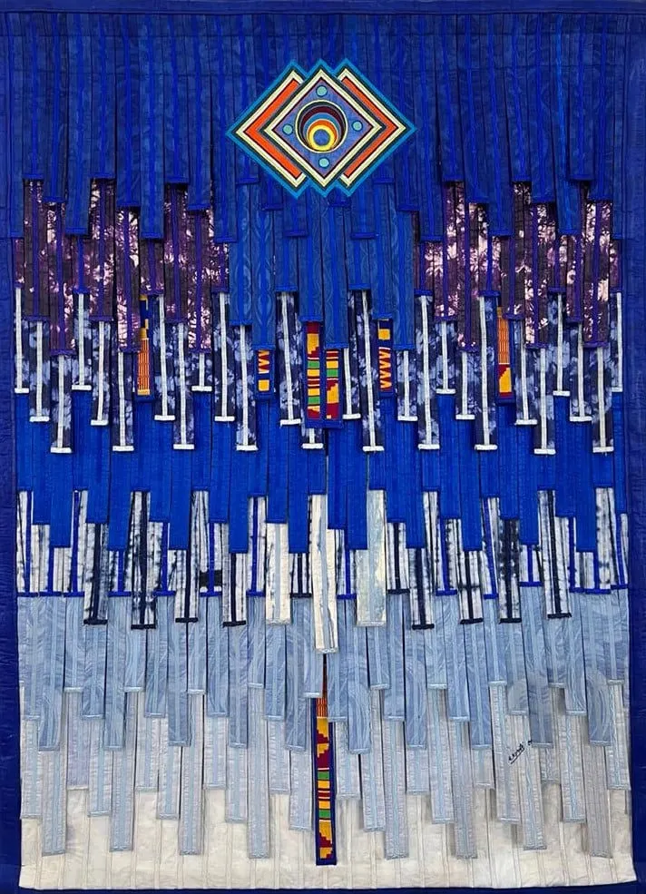 Abdoulaye Konate, bleu kente au 3 losanges