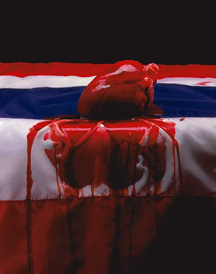 Manit Sriwanichpoom, Pig's Heart on Thai Flag