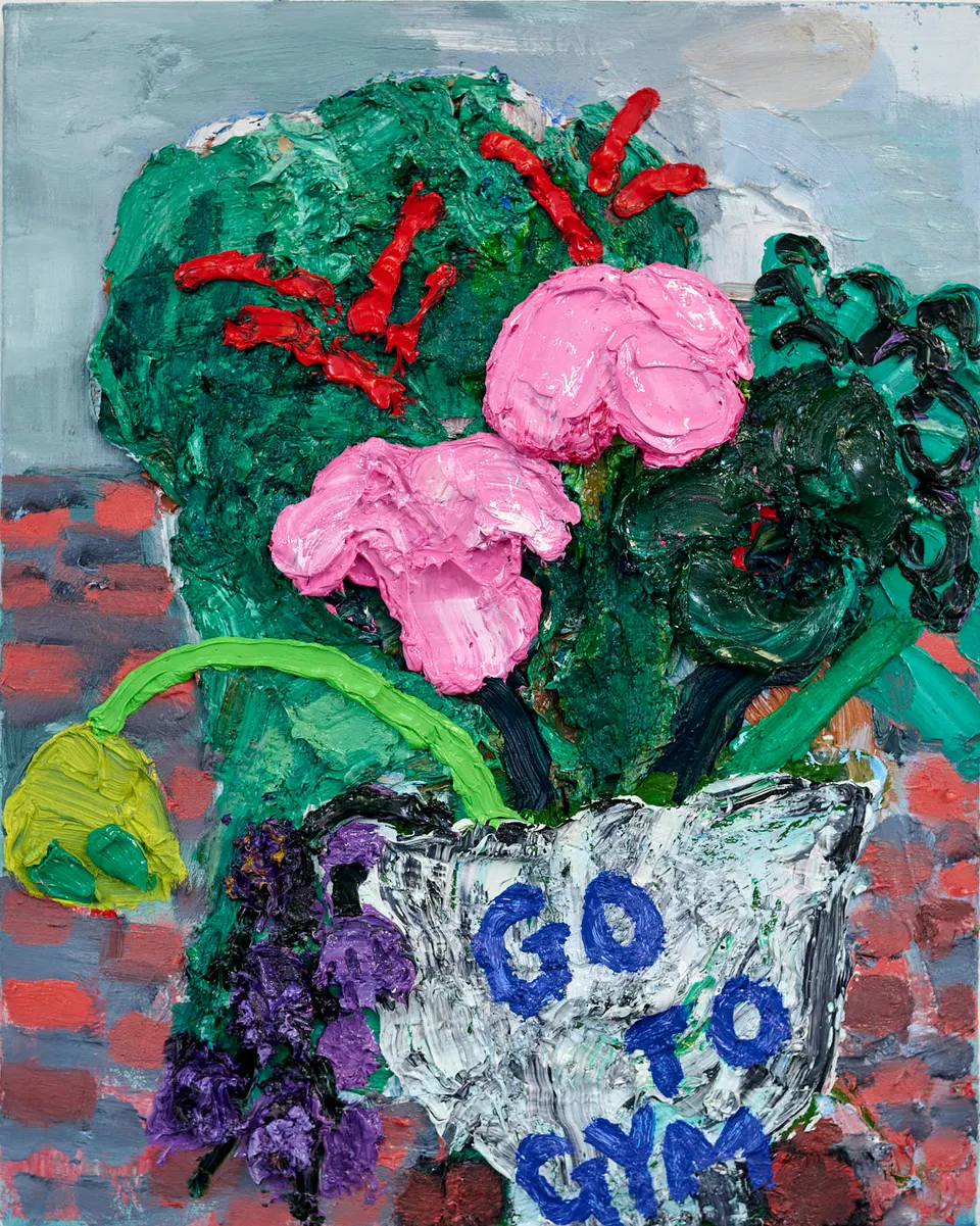 Georgina Gratrix, Bossy Painting/Motivational Flowers