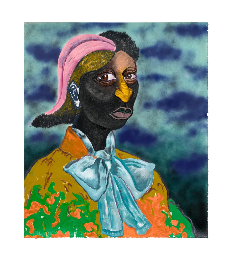 Simphiwe Ndzube, Untitled Portrait V