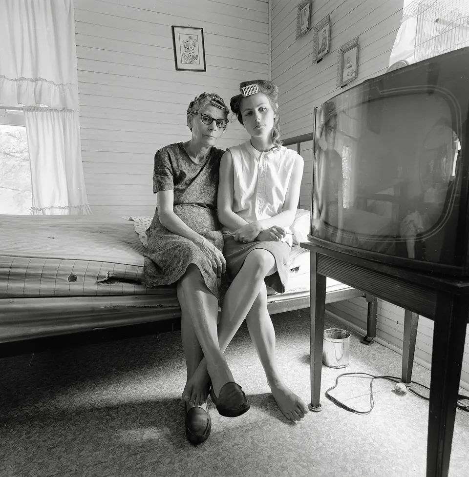 Emmet Gowin, Reva and Edith, Danville, Virginia