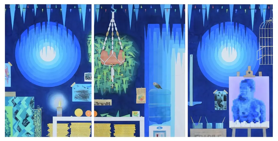 Simon Hughes, Blue Studio #1, #2, #3