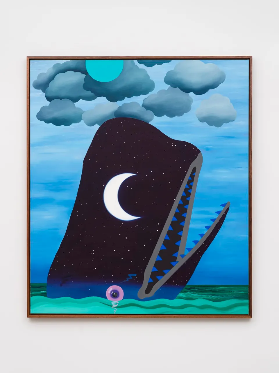 Craig Kucia, Untitled (Whale, reflected moon)