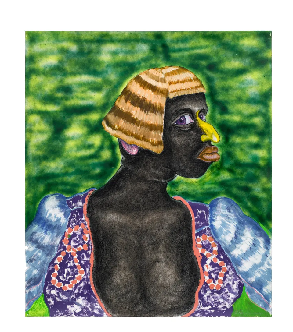 Simphiwe Ndzube, Untitled Portrait VI