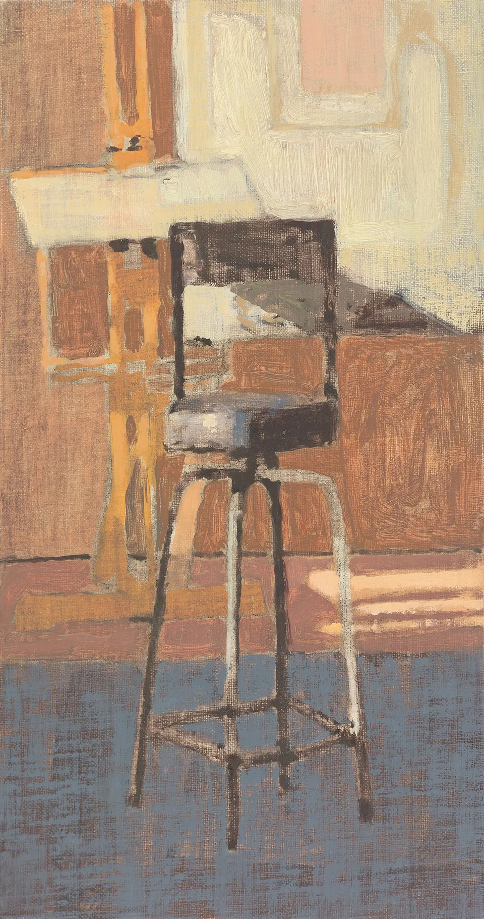 Ian Grose, Studio with Blue Floor