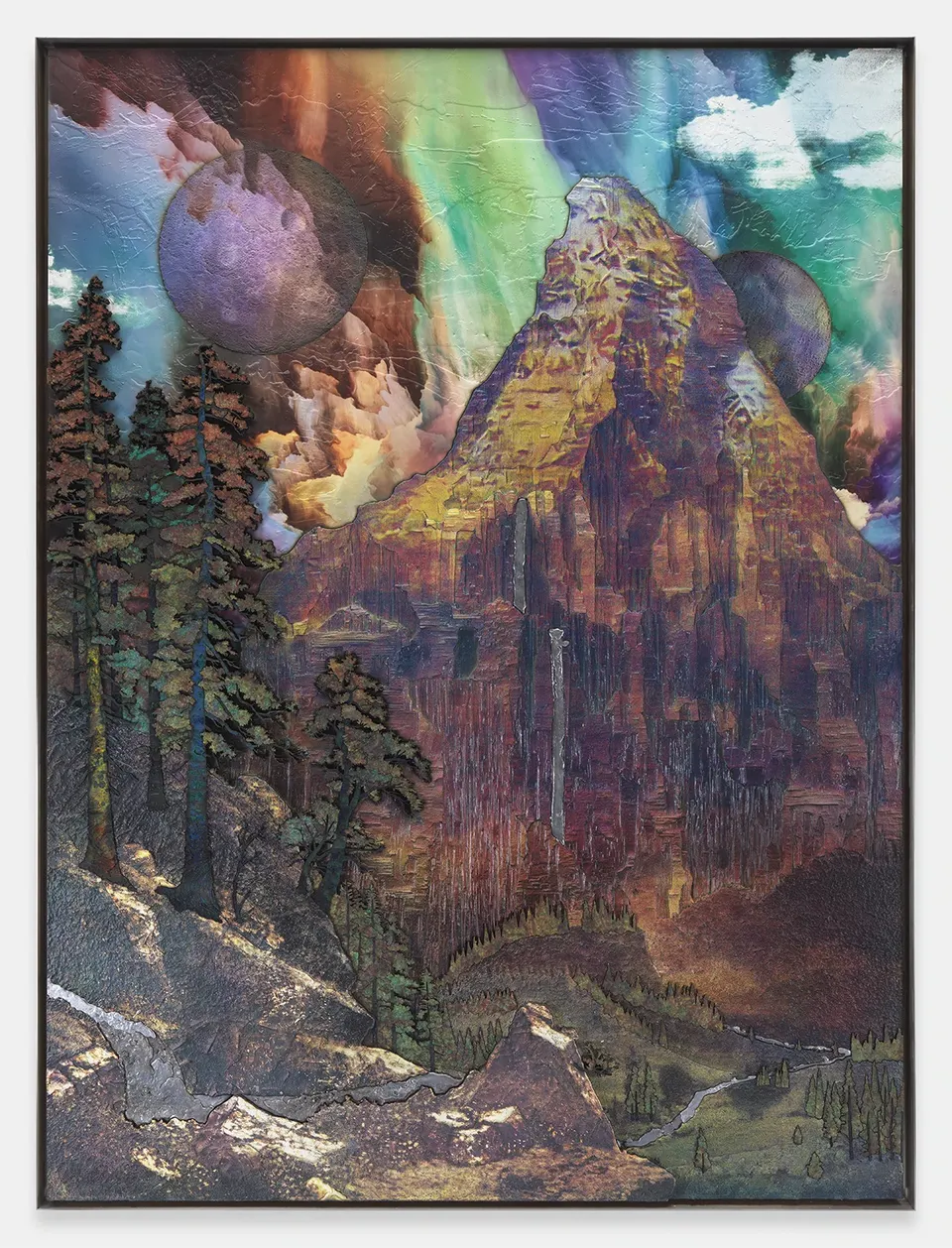 Matthew Day Jackson, Sunrise on the Matterhorn (after Bierstadt)