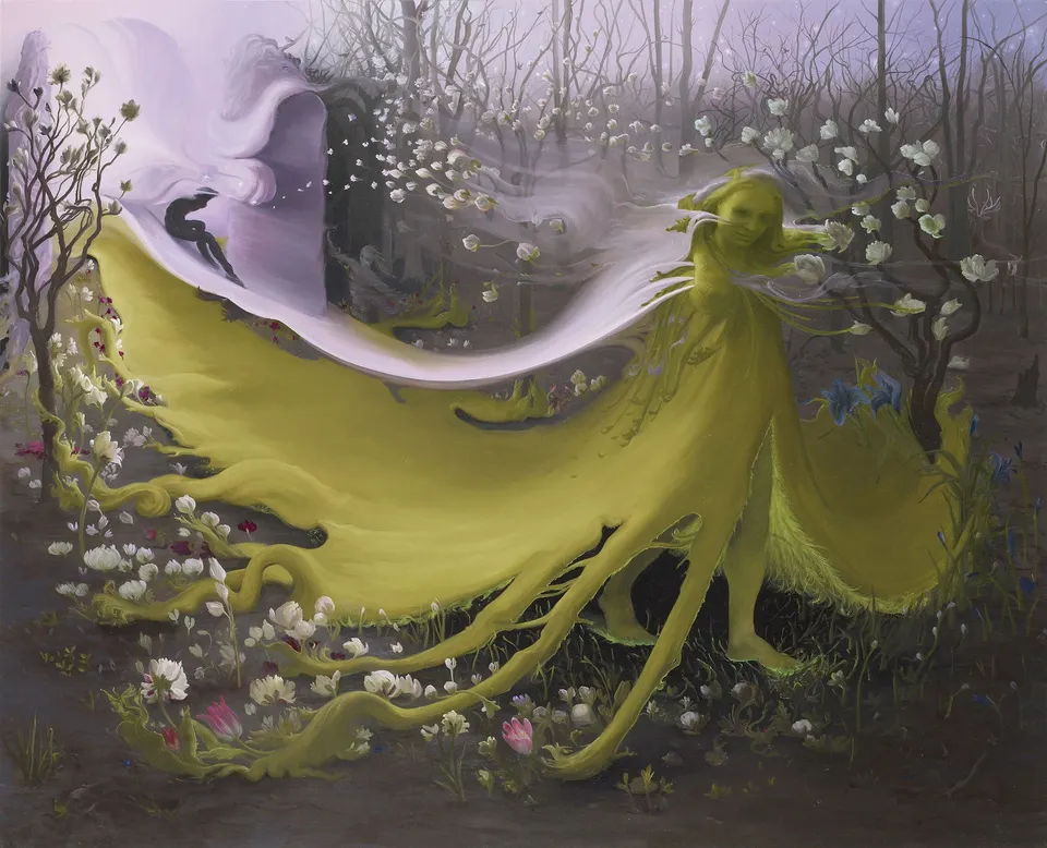 Inka Essenhigh, Green Goddess II