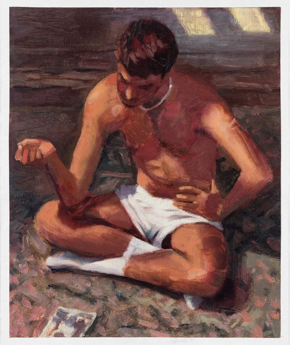 Ian Grose, Alex with drawing and eraser
