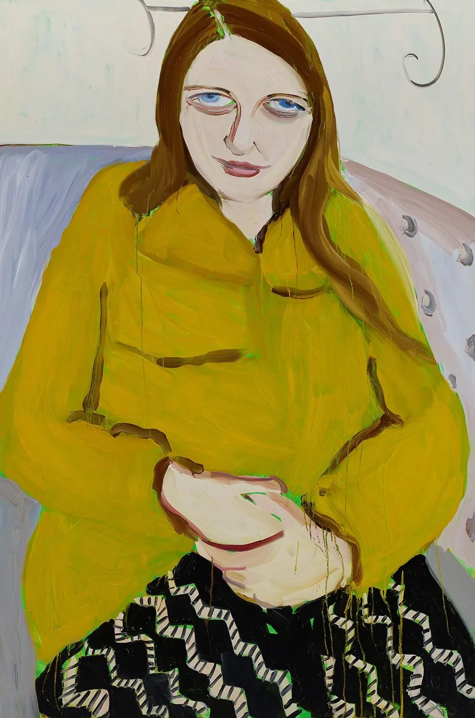 Chantal Joffe, Moll in a Mustard Jacket