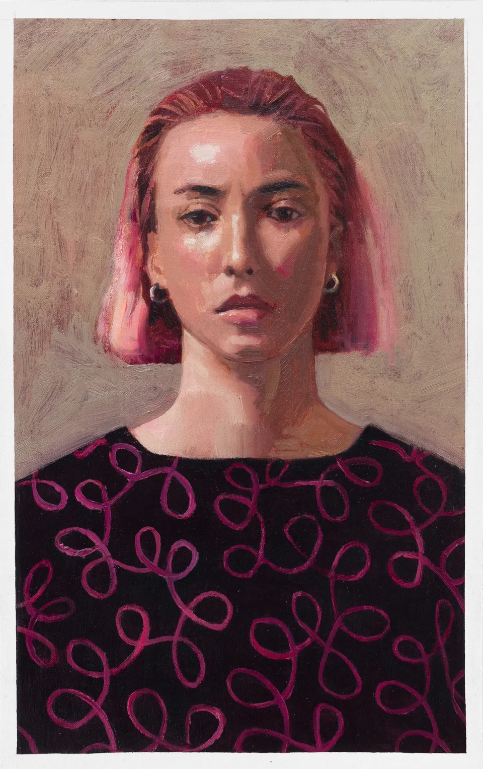 Ian Grose, Erin (pink squiggles)