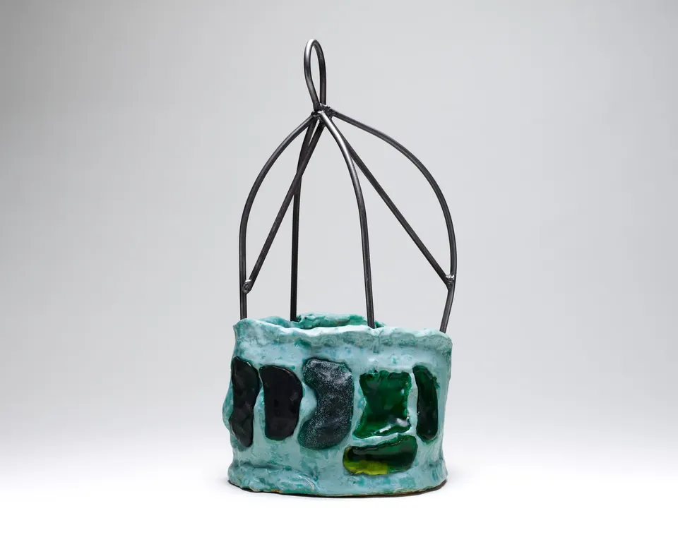 Sahar Khoury, Untitled (Turquoise crown)