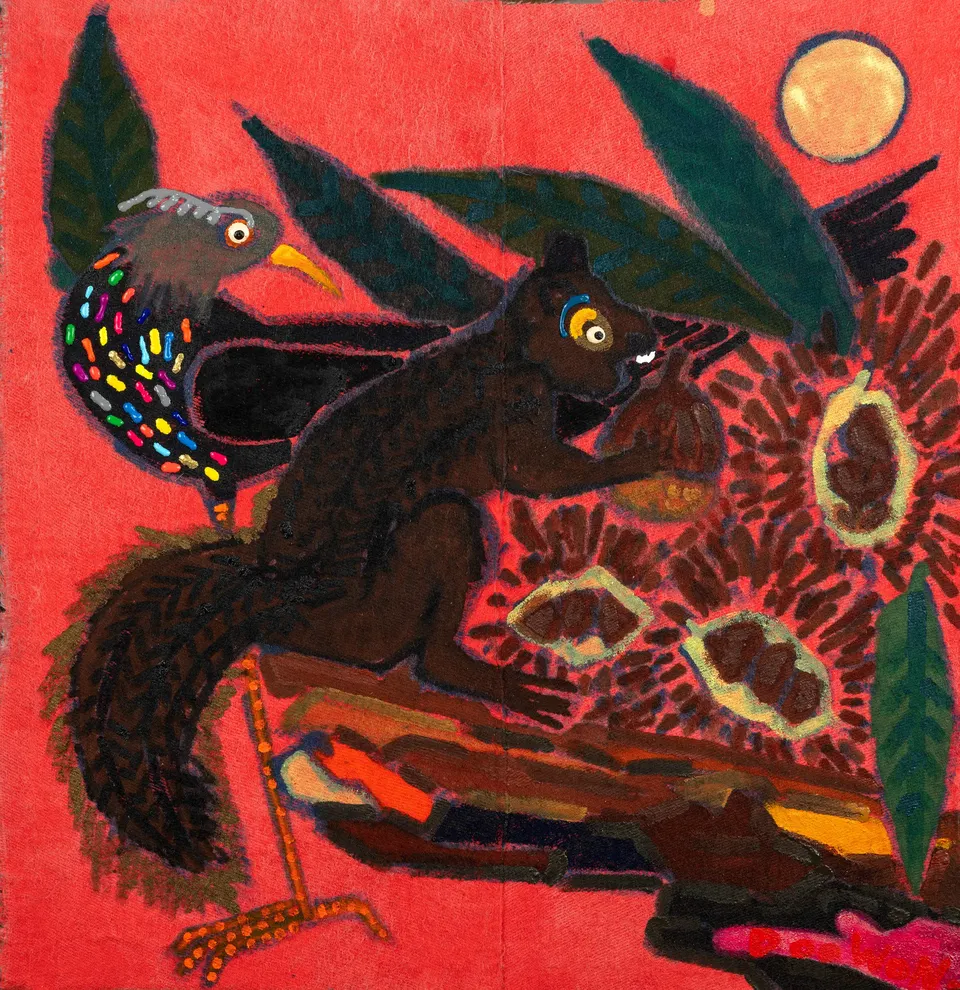 Doowon Lee, Autumn Night: Squirrel Eating Chestnuts