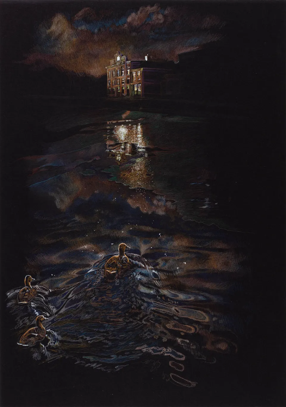 Deborah Poynton, Drawing on Black Paper 14