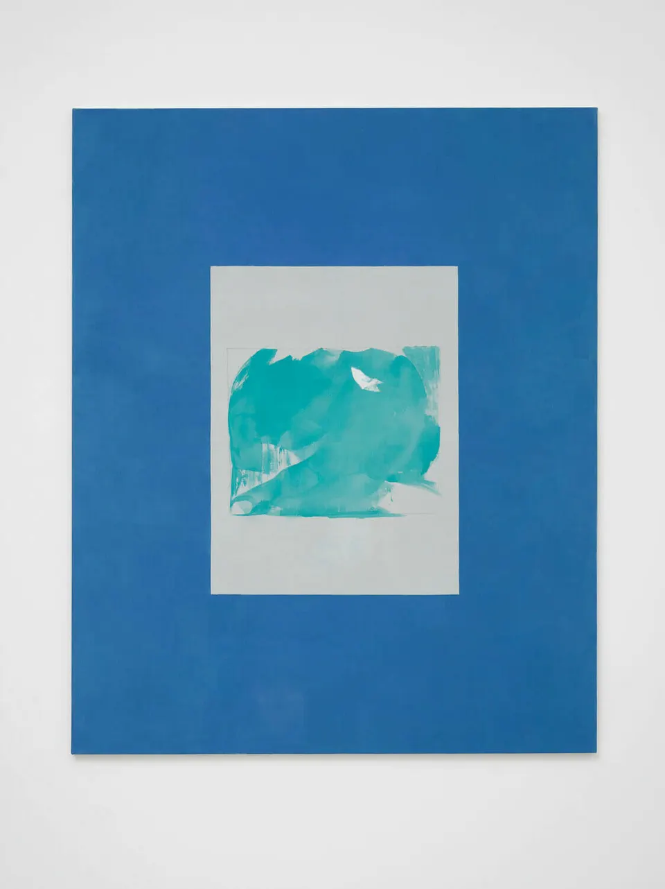 Peter Joseph, Blue Border with Grey and Turquoise Centre 2nd version
