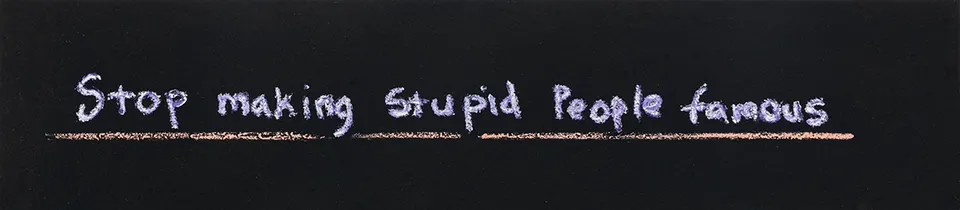 Mawande Ka Zenzile, Stop making stupid people famous