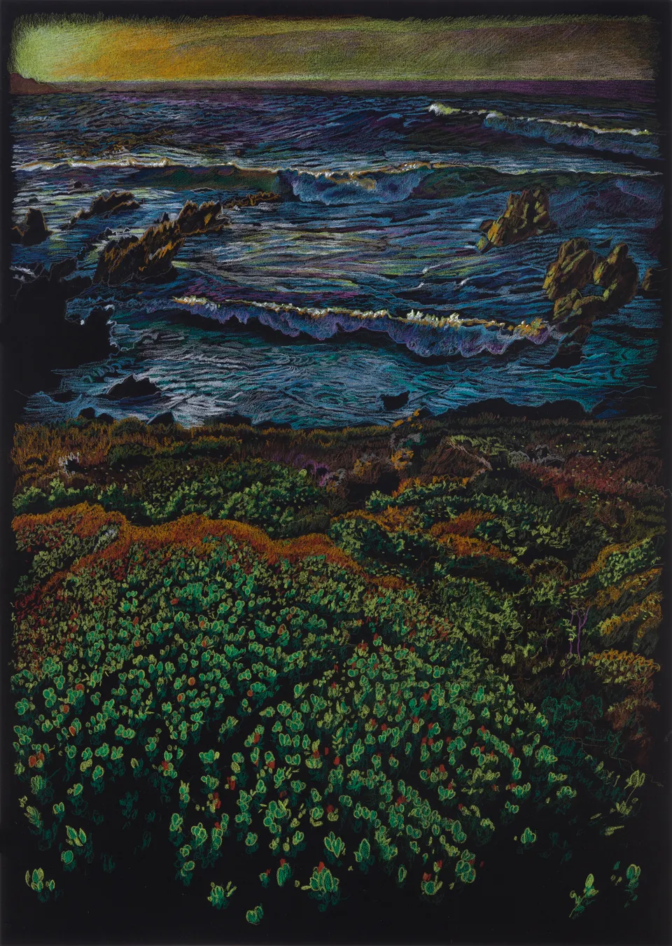 Deborah Poynton, Drawing on Black Paper 11