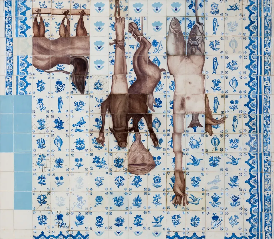 Adriana Varejão, Kitchen Tiles with a Variety of Game