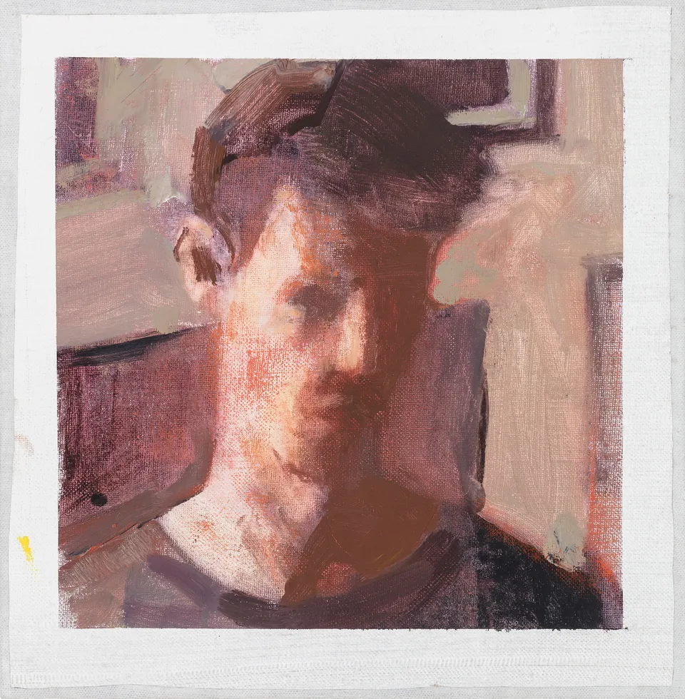 Ian Grose, Self-portrait with pictures