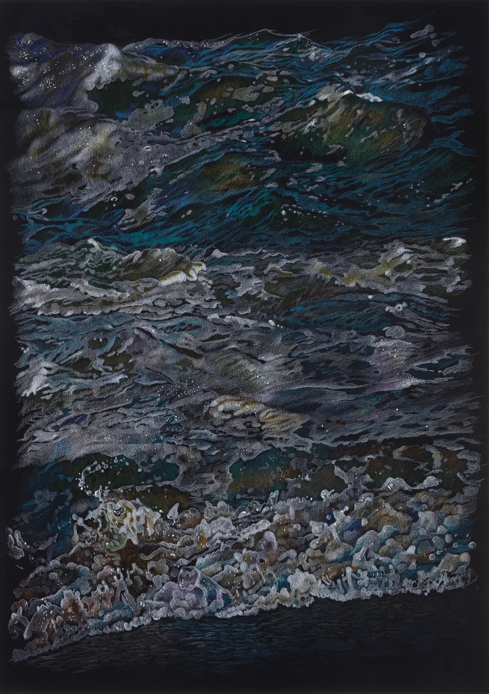 Deborah Poynton, Drawing on Black Paper 7