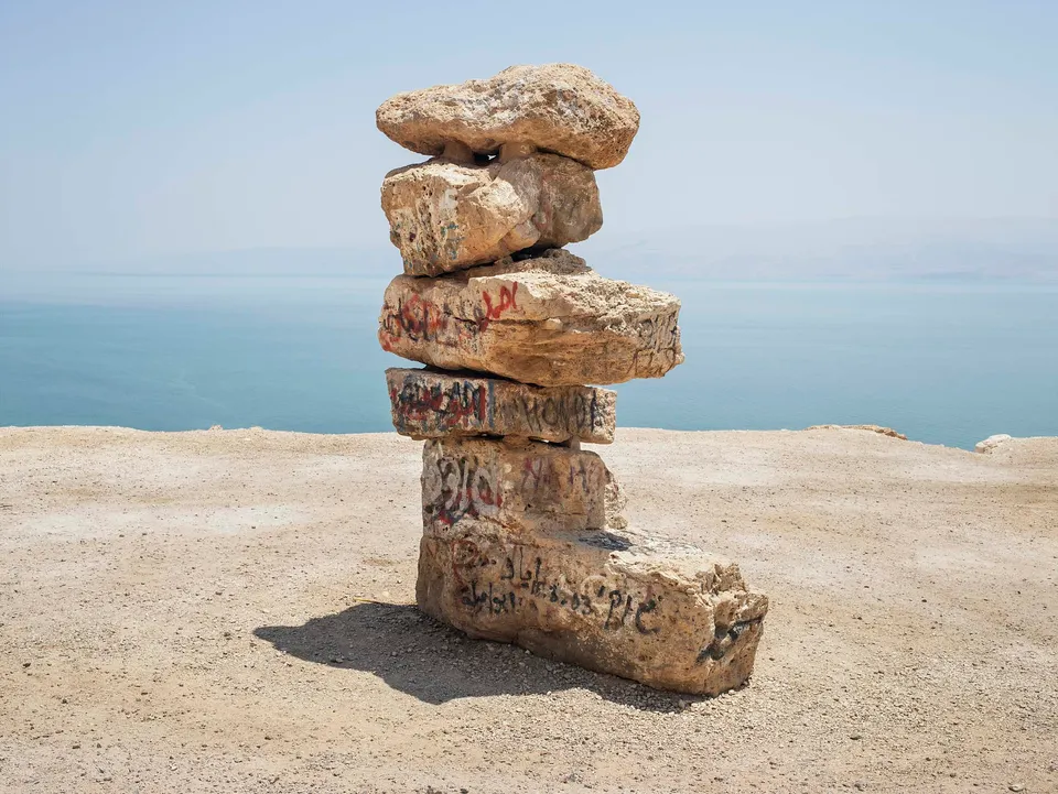 Pieter Hugo, Overlooking the Dead Sea, Israel