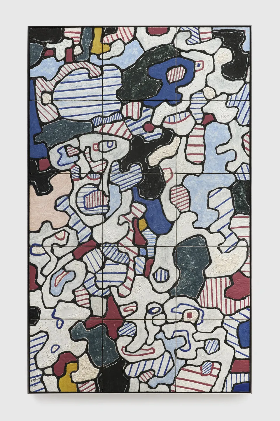 Jean Dubuffet, Composition avec Cinq Personnages