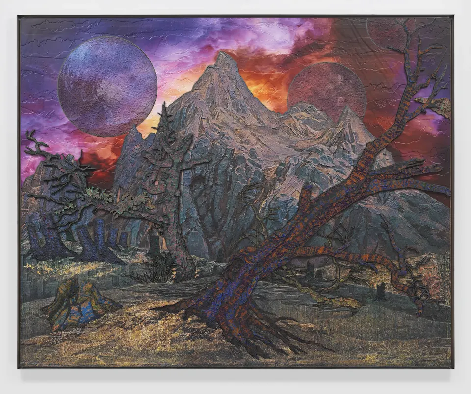 Matthew Day Jackson, Two Trees (after CDF)