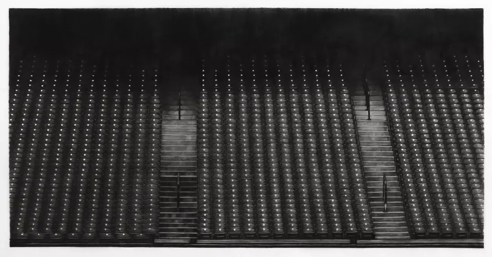 Robert Longo, Study of Ghost Stadium