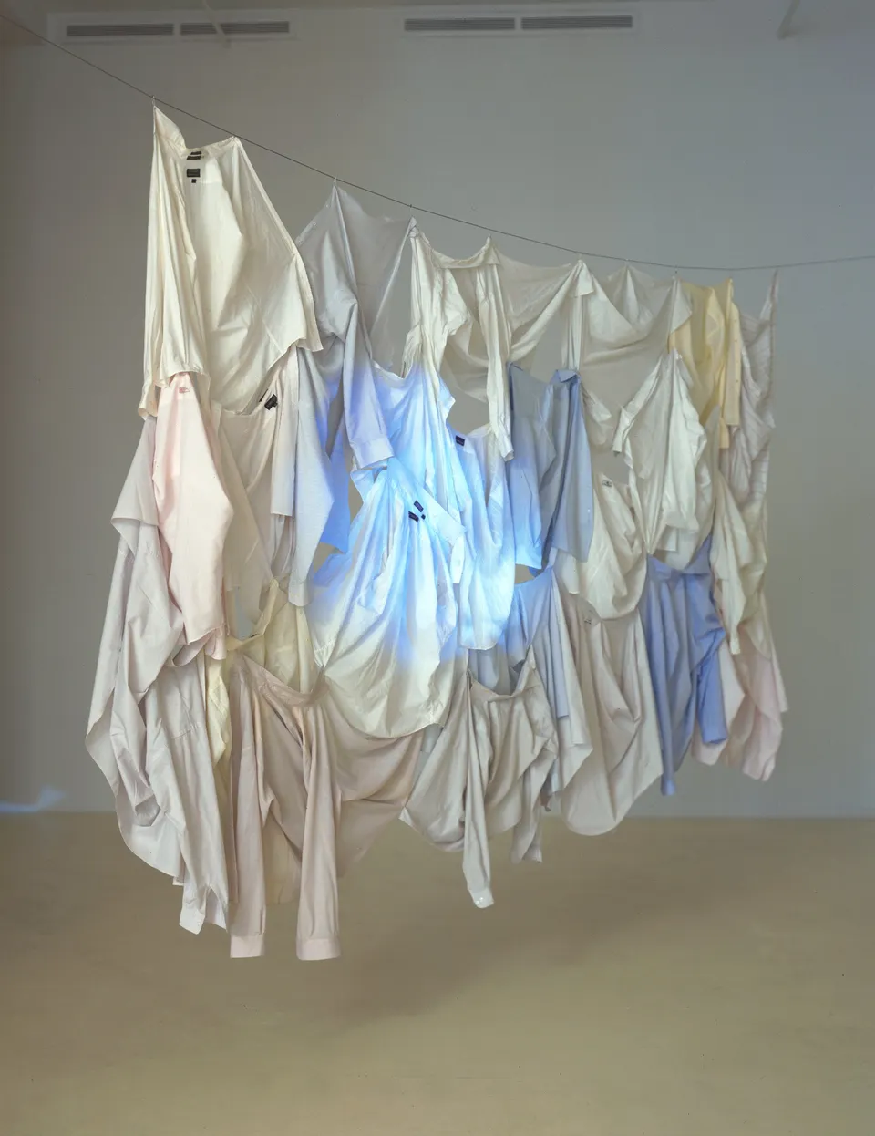 Robert Whitman, Untitled (shirts and clouds)