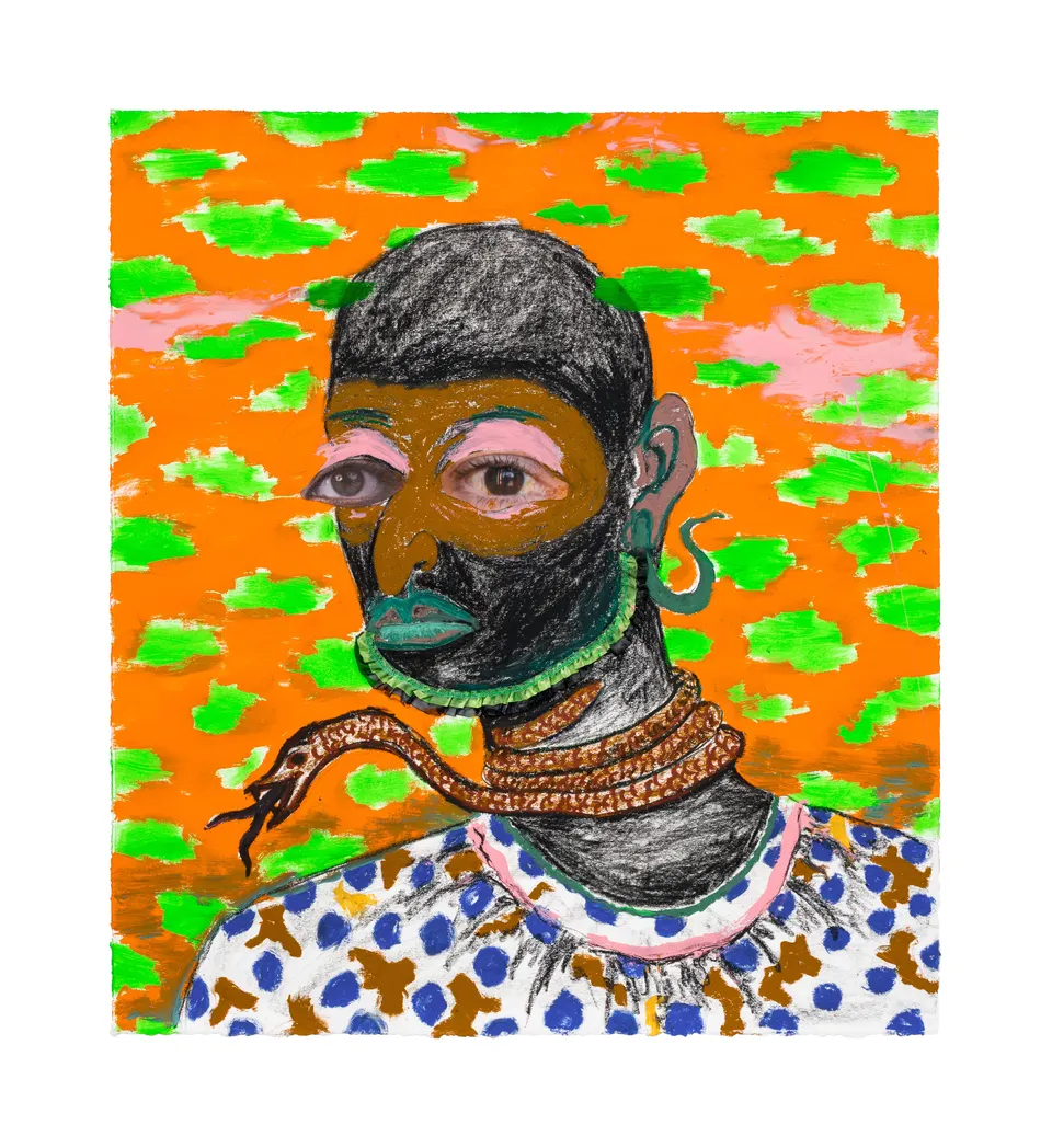 Simphiwe Ndzube, Untitled Portrait III