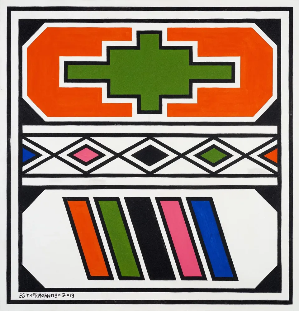 Dr. Esther Mahlangu, Untitled