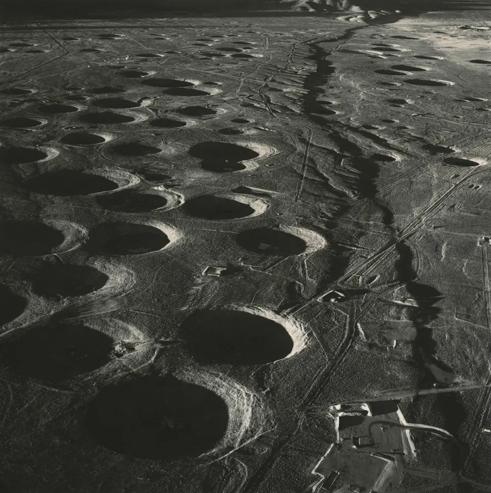 Emmet Gowin, Subsidence Craters, Northern End of Yucca Flat, Nevada Test Site,