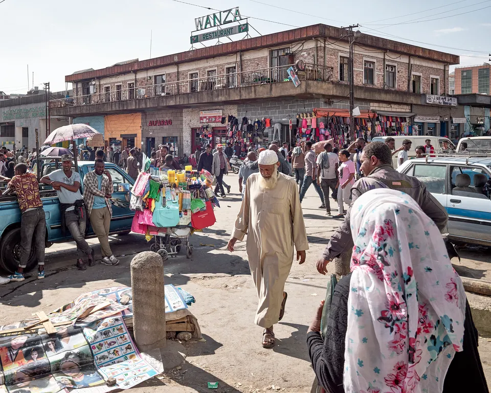 Pieter Hugo, Merkato, Addis Ababa