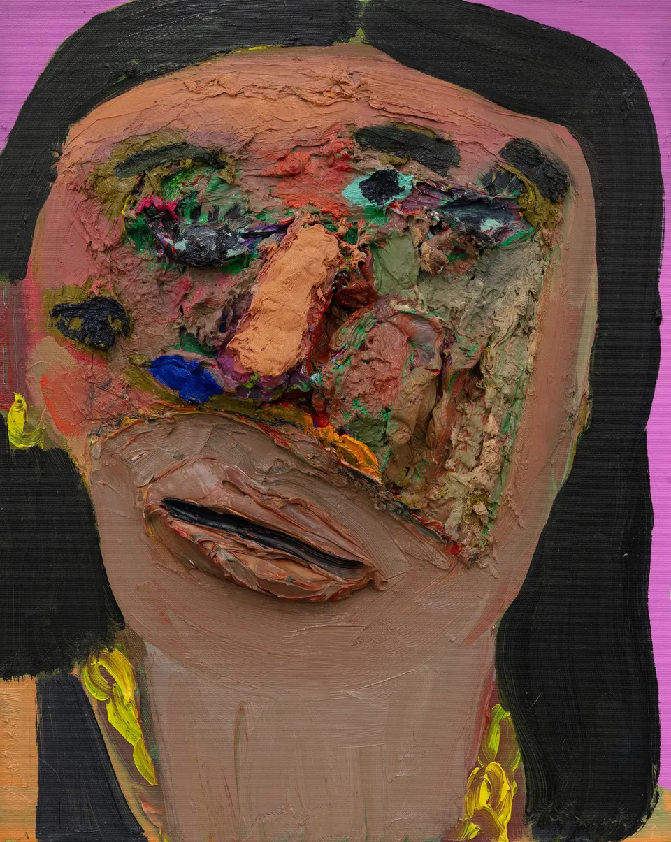 Georgina Gratrix, Self portrait as Dua Lipa