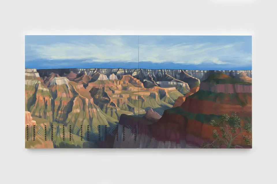 Kay WalkingStick, On the North Rim