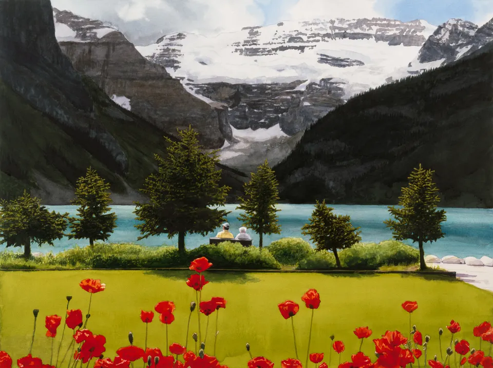 Tim Gardner, Untitled (Lake Louise)