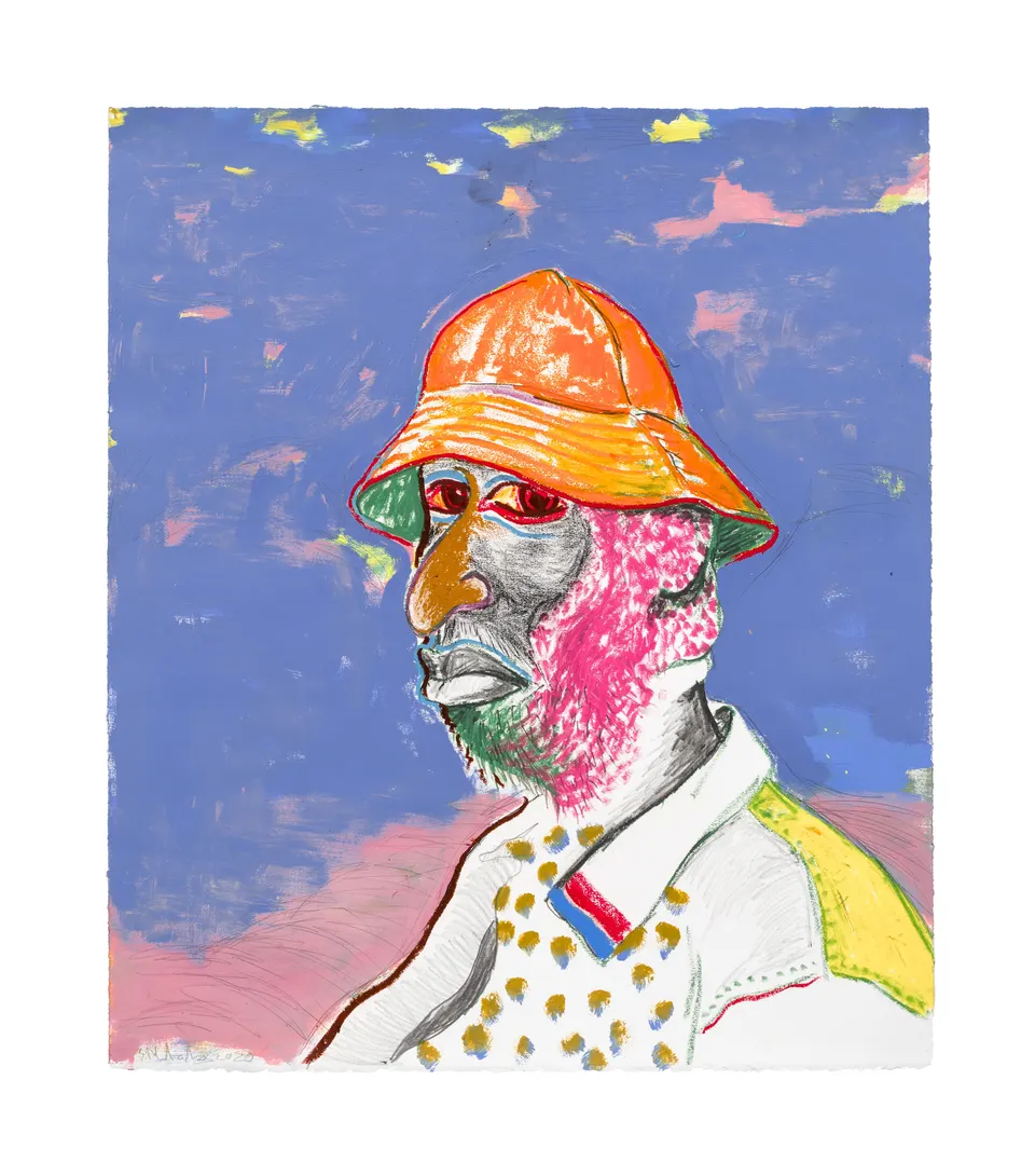 Simphiwe Ndzube, Untitled Portrait II