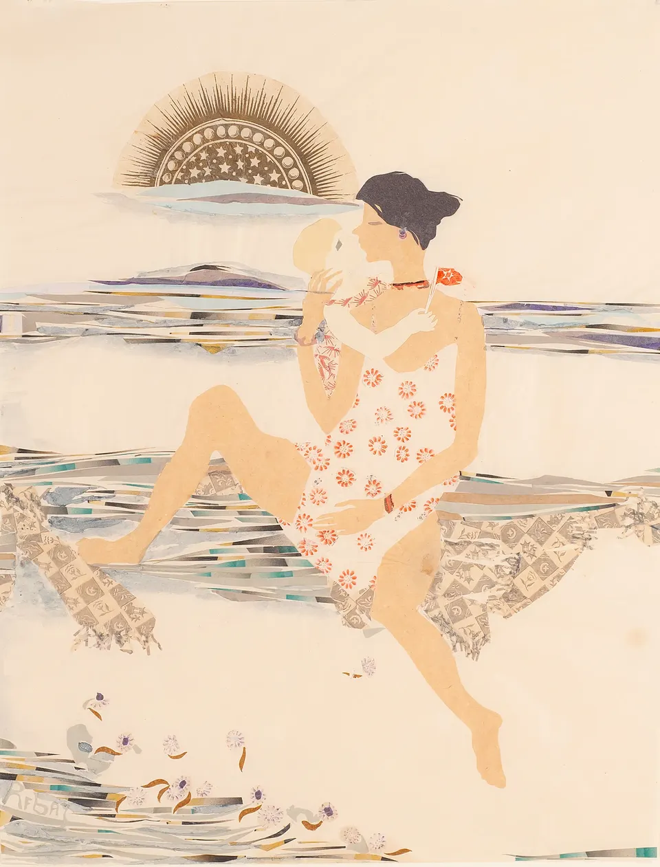 Hilla Rebay, Untitled (Woman with Child)