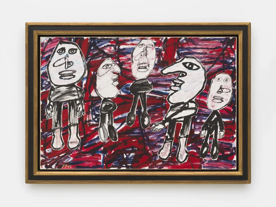 Jean Dubuffet, Lieu Fréquenté (10.8.1982)