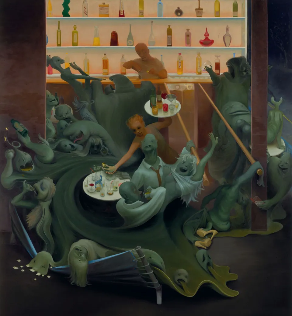 Inka Essenhigh, Spring Bar Scene