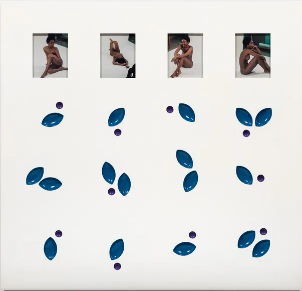 Elad Lassry, Untitled (Panel, Blue, Purple)