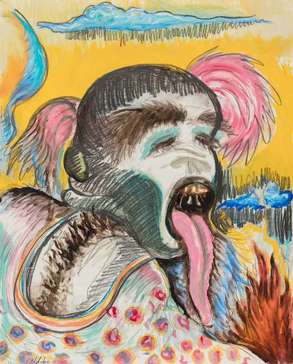 Simphiwe Ndzube, Untitled (Scream)