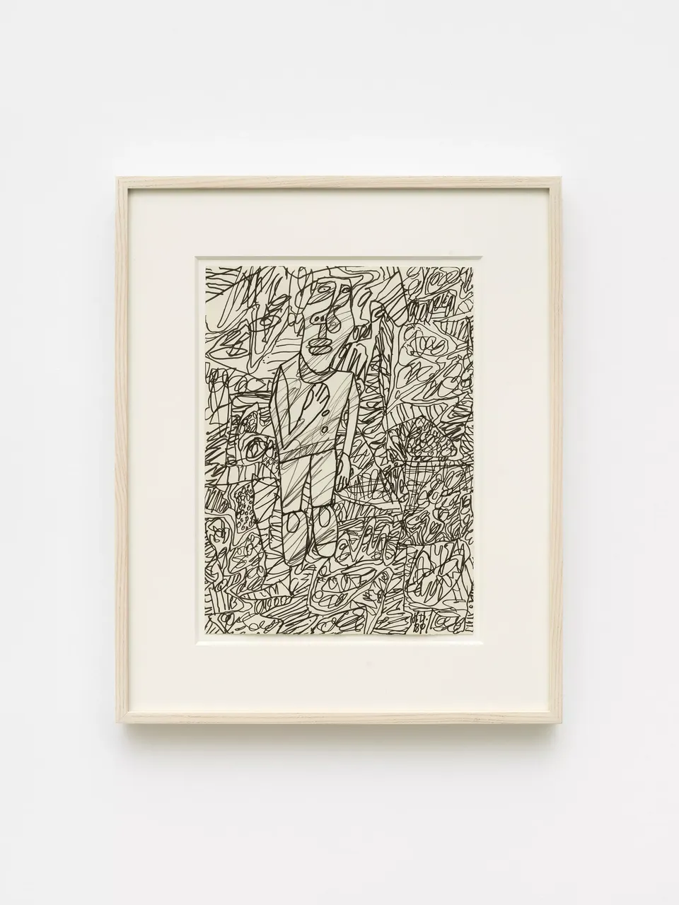 Jean Dubuffet, Paysage avec 1 personnage