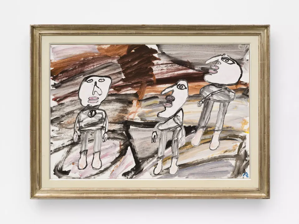 Jean Dubuffet, Scène dramatique, 23 juillet 1982