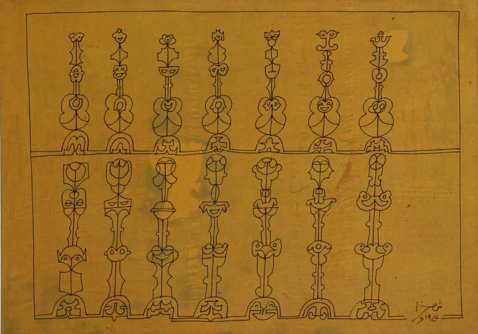 Anwar Jalal Shemza, Totem