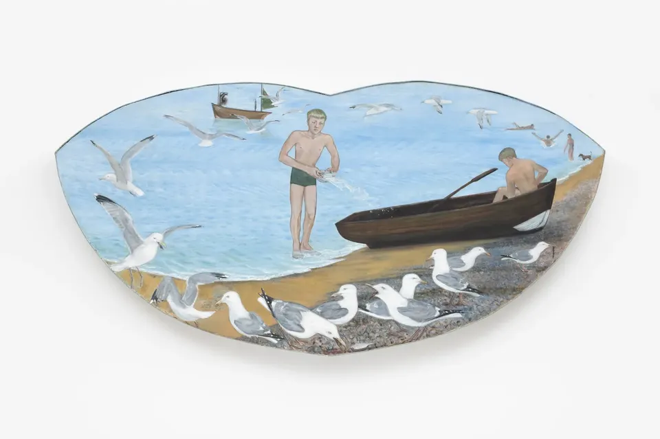 Laetitia Yhap, Boy Tossing Water Over His Rowboat