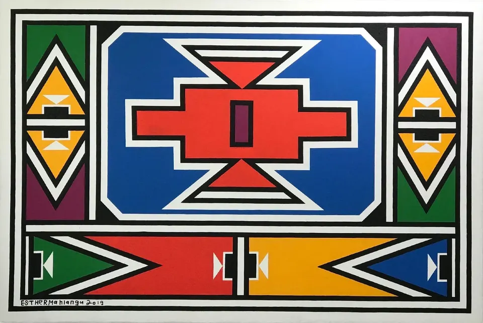 Dr. Esther Mahlangu, Untitled